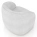 Poltrona para Sala Orgânica Kit 2 Zion M22 Boucle Branco - Mpozenato