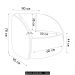 Poltrona para Sala Orgânica Kit 2 Zion M22 Veludo Bege - Mpozenato
