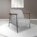 Poltrona para Sala Pés Metálicos Ellen S06 Boucle Cinza - Mpozenato