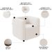 Poltrona para Sala de Estar Decorativa Kit com 2 Maggie K04 Bouclê Bege - Mpozenato