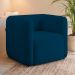 Poltrona para Sala de Estar Decorativa Kit com 2 Maggie K04 Veludo Azul Marinho - Mpozenato