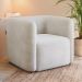 Poltrona para Sala de Estar Decorativa Kit com 2 Maggie K04 Veludo Bege - Mpozenato
