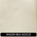 Poltrona para Sala de Estar Decorativa Quadrada Maggie K04 Bouclê Bege - Mpozenato