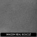 Poltrona para Sala de Estar Decorativa Quadrada Maggie K04 Bouclê Cinza - Mpozenato