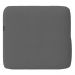 Poltrona para Sala de Estar Decorativa Quadrada Maggie K04 Bouclê Cinza - Mpozenato