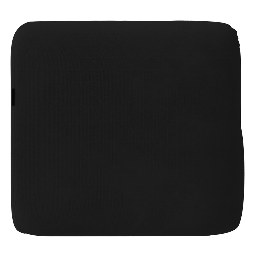 Poltrona para Sala de Estar Decorativa Quadrada Maggie K04 Veludo Preto - Mpozenato