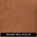 Poltrona para Sala de Estar Giratória Orgânica Garbin Z08 Boucle Terracota - Mpozenato
