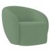 Poltrona para Sala de Estar Orgânica Kit com 2 Garbin K04 Boucle Verde - Mpozenato