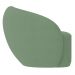 Poltrona para Sala de Estar Orgânica Kit com 2 Garbin K04 Boucle Verde - Mpozenato