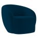 Poltrona para Sala de Estar Orgânica Kit com 2 Garbin K04 Veludo Azul Marinho - Mpozenato