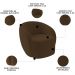 Poltrona para Sala de Estar Orgânica Kit com 2 Garbin K04 Veludo Marrom - Mpozenato