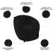 Poltrona para Sala de Estar Orgânica Kit com 2 Garbin K04 Veludo Preto - Mpozenato