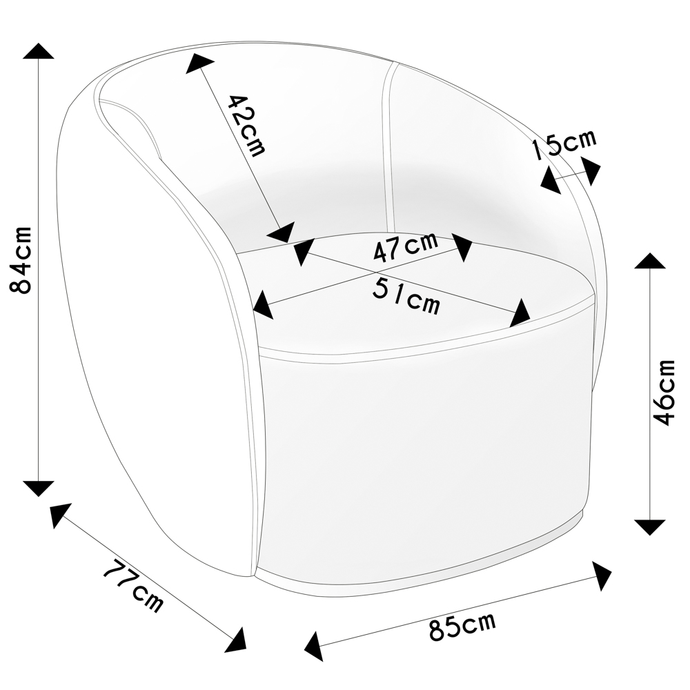 Poltrona para Sala de Estar Orgânica Kit com 2 Garbin K04 Veludo Preto - Mpozenato