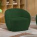 Poltrona para Sala de Estar Orgânica Kit com 2 Garbin K04 Veludo Verde - Mpozenato