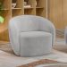 Poltrona para Sala de Estar Orgânica Kit com 2 Garbin Z08 Veludo Cinza - Mpozenato