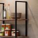 Prateleira Decorativa Multifuncional Estilo Industrial Loft D09 Demolição/Preto - Mpozenato