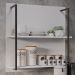 Prateleira Industrial Cozinha Dupla com Painel Flora M24 Branco - Mpozenato