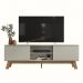 Rack Bancada Para TV 75 Pol 180cm Dulce Off White Z49      - Mpozenato