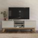 Rack Bancada Para TV 75 Pol 180cm Dulce Off White Z49      - Mpozenato