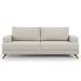 Sofá 2 Lugares 160cm Living Pés Curvos Santi D05 Boucle Creme - Mpozenato