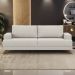 Sofá 2 Lugares 160cm Living Pés Curvos Santi D05 Boucle Creme - Mpozenato