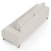 Sofá 2 Lugares 160cm Living Pés Curvos Santi D05 Linho Cru - Mpozenato