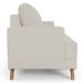 Sofá 2 Lugares 160cm Living Pés Curvos Santi D05 Suede Bege - Mpozenato