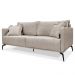 Sofá 2 Lugares 180cm Pés de Metal Vecchia S06 Linho Areia - Mpozenato