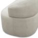 Sofá 2 Lugares Living Orgânico Sala de Estar 140cm Conka F05 Boucle Bege - Mpozenato