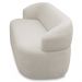 Sofá 2 Lugares Living Orgânico Sala de Estar 140cm Conka F05 Boucle Off White - Mpozenato