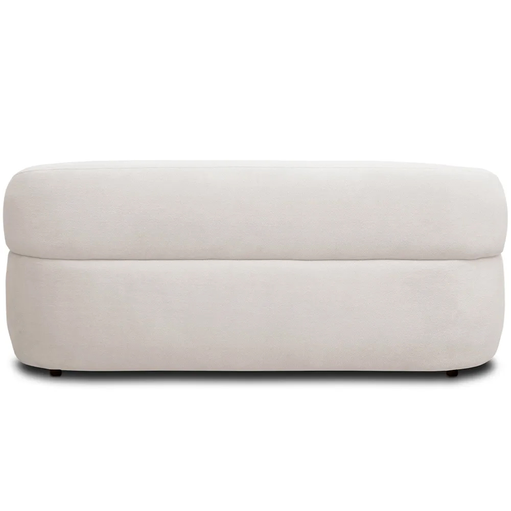 Sofá 2 Lugares Living Orgânico Sala de Estar 140cm Conka F05 Veludo Bege - Mpozenato