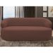 Sofá 2 Lugares Living Orgânico Sala de Estar 140cm Conka F05 Veludo Chocolate - Mpozenato