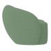 Sofá 2 Lugares Living Orgânico Sala de Estar 160cm Garbin K04 Bouclê Verde - Mpozenato