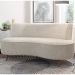 Sofá 2 Lugares para Sala Living 135cm Pés Palito Korah K04 Bouclê Bege - Mpozenato