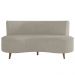 Sofá 2 Lugares para Sala Living 135cm Pés Palito Korah K04 Bouclê Bege - Mpozenato