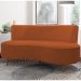 Sofá 2 Lugares para Sala Living 135cm Pés Palito Korah Z08 Boucle Terracota - Mpozenato