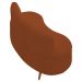 Sofá 2 Lugares para Sala Living 135cm Pés Palito Korah Z08 Boucle Terracota - Mpozenato