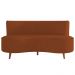 Sofá 2 Lugares para Sala Living 135cm Pés Palito Korah Z08 Boucle Terracota - Mpozenato
