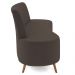 Sofá 2 Lugares para Sala Living 135cm Pés Palito Tamar K04 Veludo Marrom - Mpozenato