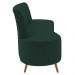 Sofá 2 Lugares para Sala Living 135cm Pés Palito Tamar K04 Veludo Verde - Mpozenato