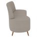 Sofá 2 Lugares para Sala Living 160cm Pés Palito Tamar Z08 Boucle Bege Escuro - Mpozenato