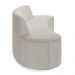 Sofá 2 Lugares para Sala de Estar Living 150cm Koane D06 Bouclê Creme - Mpozenato