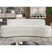 Sofá 2 Lugares para Sala de Estar Living 150cm Koane D06 Bouclê Off White - Mpozenato