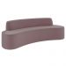 Sofá 2 Lugares para Sala de Estar Living 150cm Koane D06 Veludo Rosa - Mpozenato