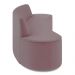 Sofá 2 Lugares para Sala de Estar Living 150cm Koane D06 Veludo Rosa - Mpozenato