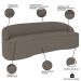 Sofá 2 Lugares para Sala de Estar Living 150cm Theo D06 Bouclê Castor - Mpozenato