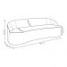 Sofá 2 Lugares para Sala de Estar Living 150cm Theo D06 Bouclê Castor - Mpozenato