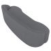Sofá 2 Lugares para Sala de Estar Living 150cm Theo D06 Bouclê Cinza - Mpozenato