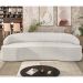 Sofá 2 Lugares para Sala de Estar Living 150cm Theo D06 Bouclê Creme - Mpozenato