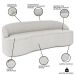 Sofá 2 Lugares para Sala de Estar Living 150cm Theo D06 Bouclê Creme - Mpozenato